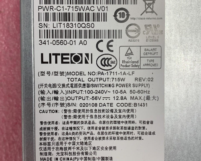 LiteOn PA-1711-1A-LF 715W Switching Power Supply