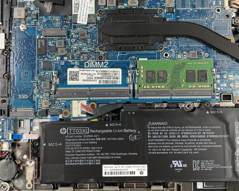 HP EliteBook 850 G6 15.6" i5-8365U 1.60 GHz 8 GB RAM No SSD/OS/AC - Dented