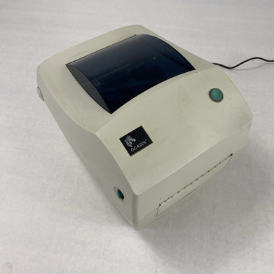Zebra GC420t GC420-100510-000 Label Printer with AC Adapter Power Tested