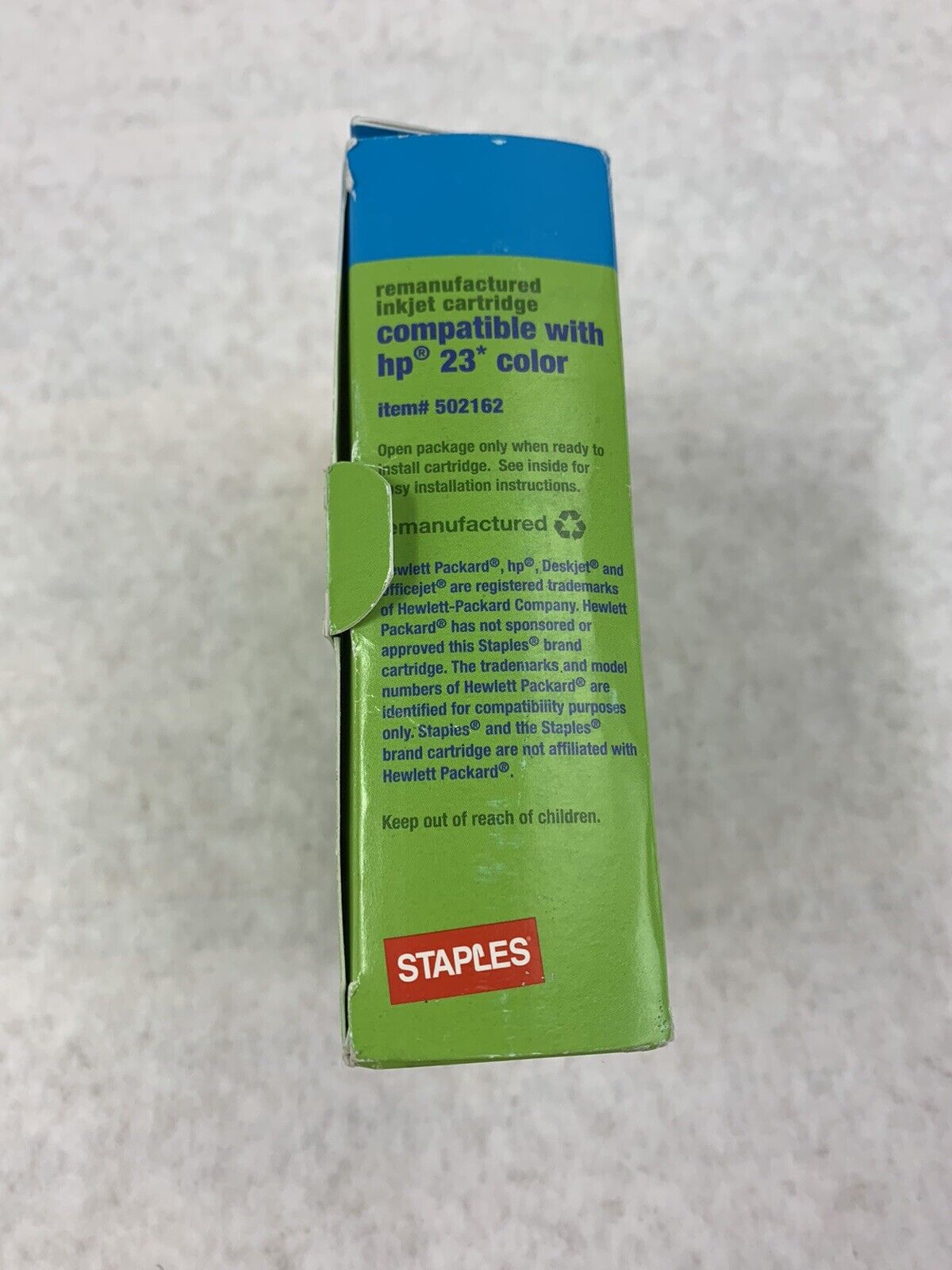 Re-manufactured Tri-Color High Yield Inkjet Cartridge for HP C1823D (HP 23)