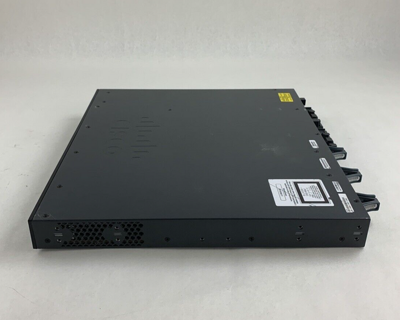 Cisco WS-C3650-24PS-S 24-Port Gigabit PoE Switch Managed Tested Bad Fan