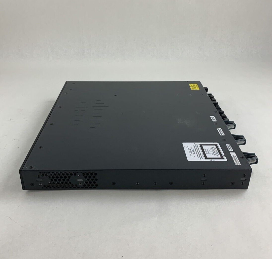 Cisco WS-C3650-24PS-S 24-Port Gigabit PoE Switch Managed Tested Bad Fan