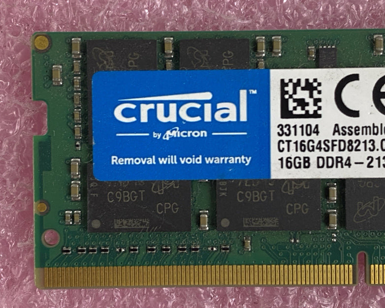 Crucial CT16G4SFD824A.C16FDD1 16 GB 1x16GB RAM DDR4-2133 Laptop Memory Ram
