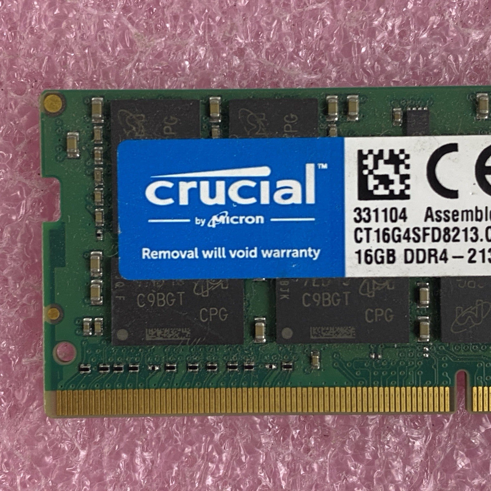 Crucial CT16G4SFD824A.C16FDD1 16 GB 1x16GB RAM DDR4-2133 Laptop Memory Ram2