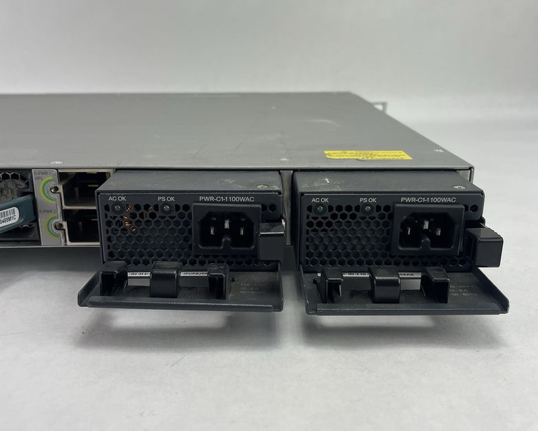 Cisco Catalyst WS-C3850-48U-S V06 48 Port Switch Tested w/C3850-NM-2-10G 2x PSUs