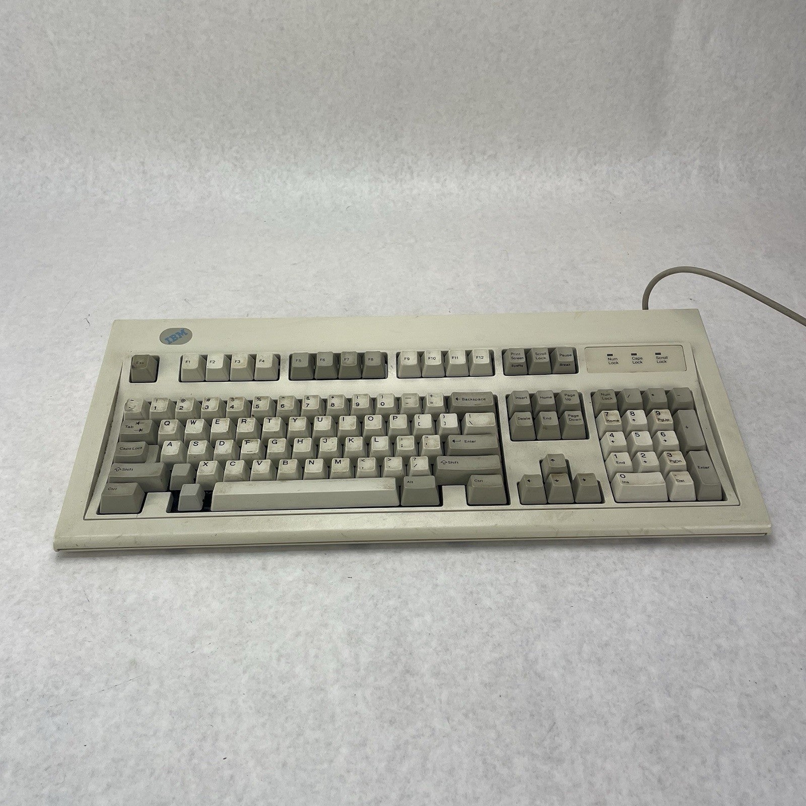 Vtg 1995 IBM Model M Clicky Mechanical Keyboard 92G7453 Lexmark Buckling Spring 1