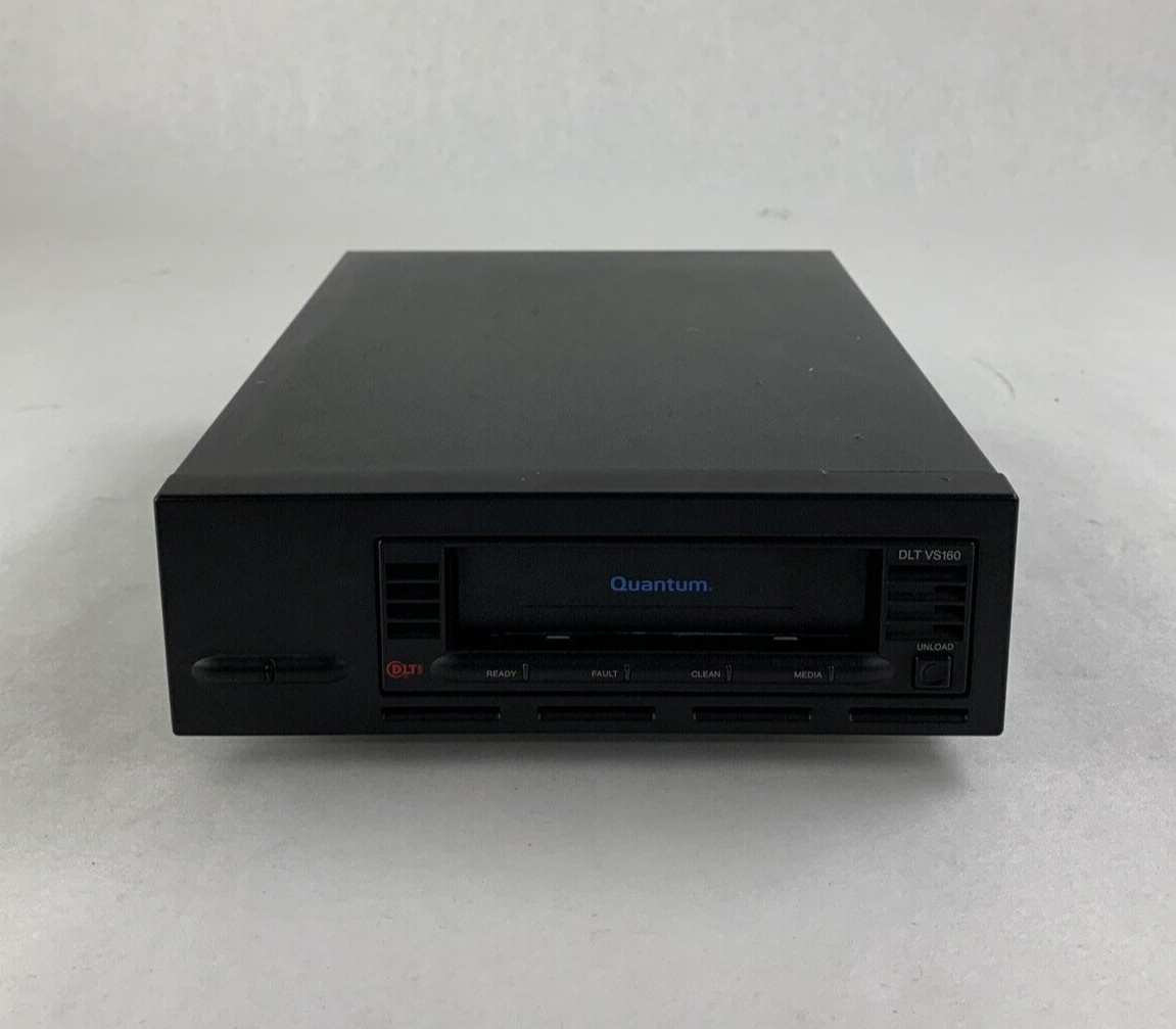 Quantum Tape Drive DLT-VS160 VS160e 160 GB BH2BA-EY Power Tested & Loads Tapes