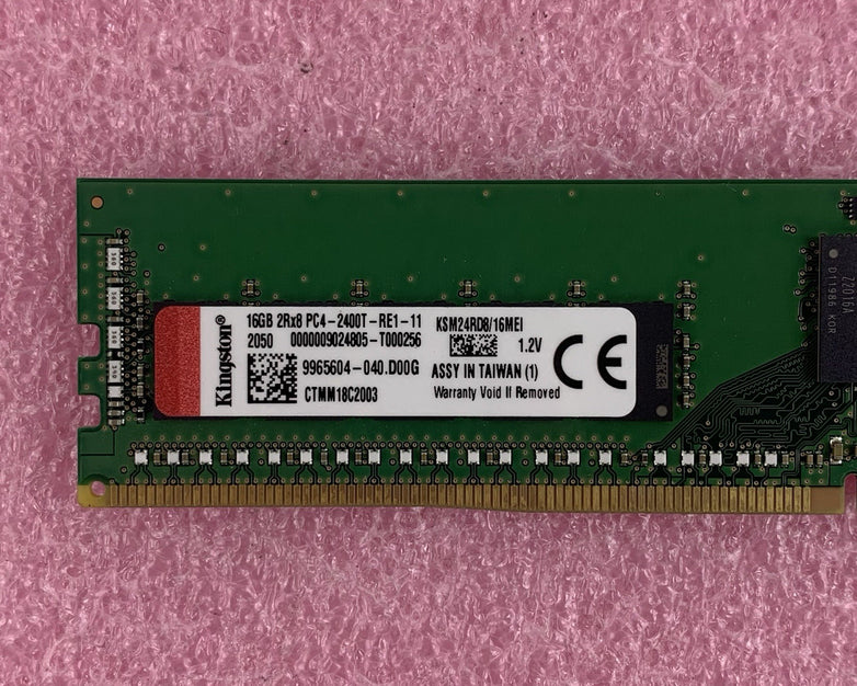 Kingston KSM24RD8/16MEI 16 GB DDR4 PC4 2400MHz Module Server Memory Ram
