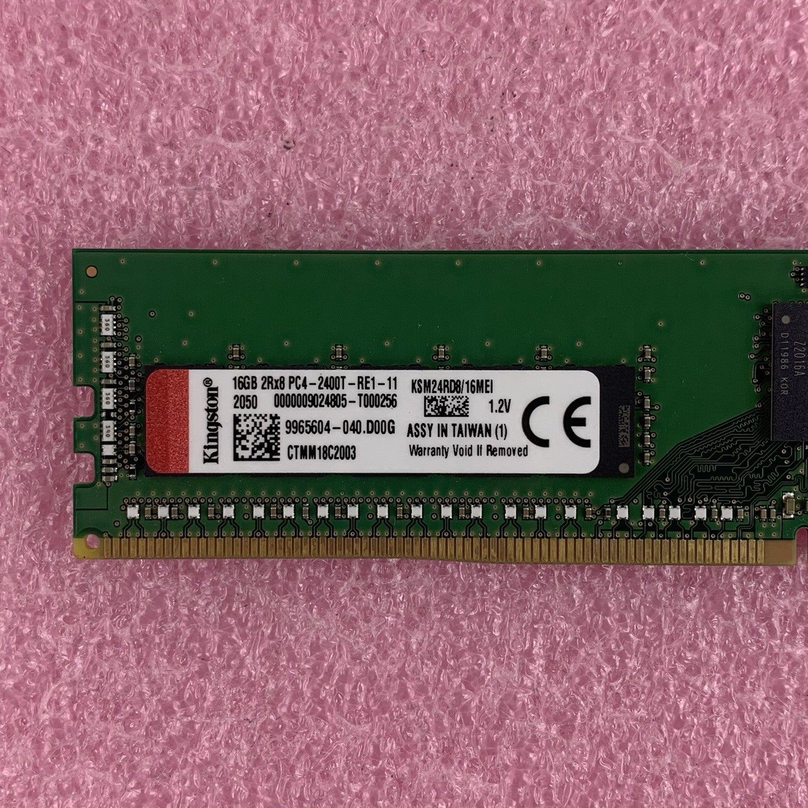 Kingston KSM24RD8/16MEI 16 GB DDR4 PC4 2400MHz Module Server Memory Ram2