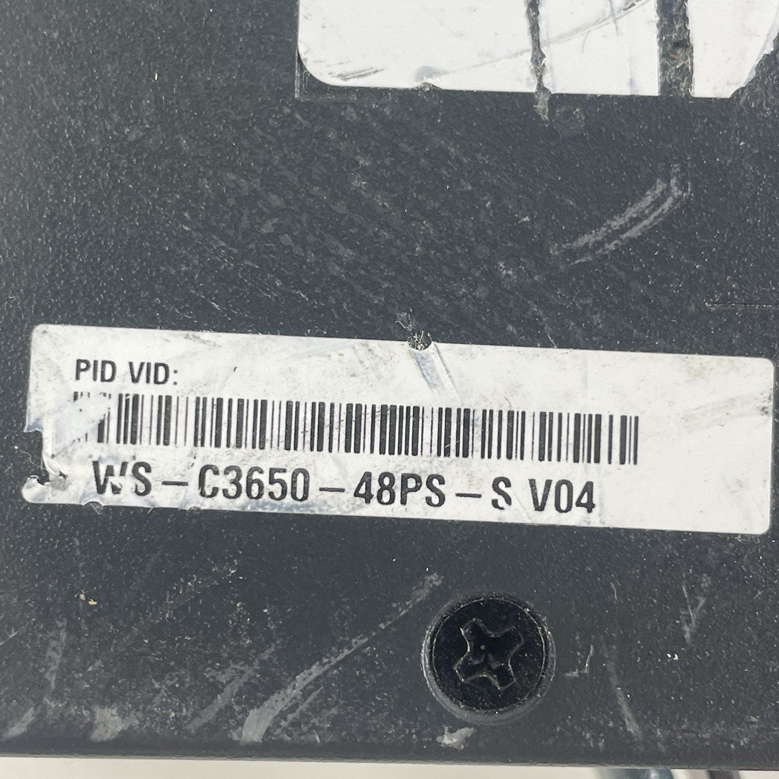 Cisco WS-C3650-48PS-S V04 Tested & Reset 1X PSU10