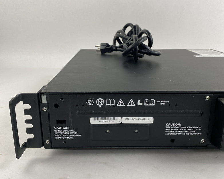 Emerson GXT4-1500RT120 Liebert GXT4 AC Power System 1500VA 120V
