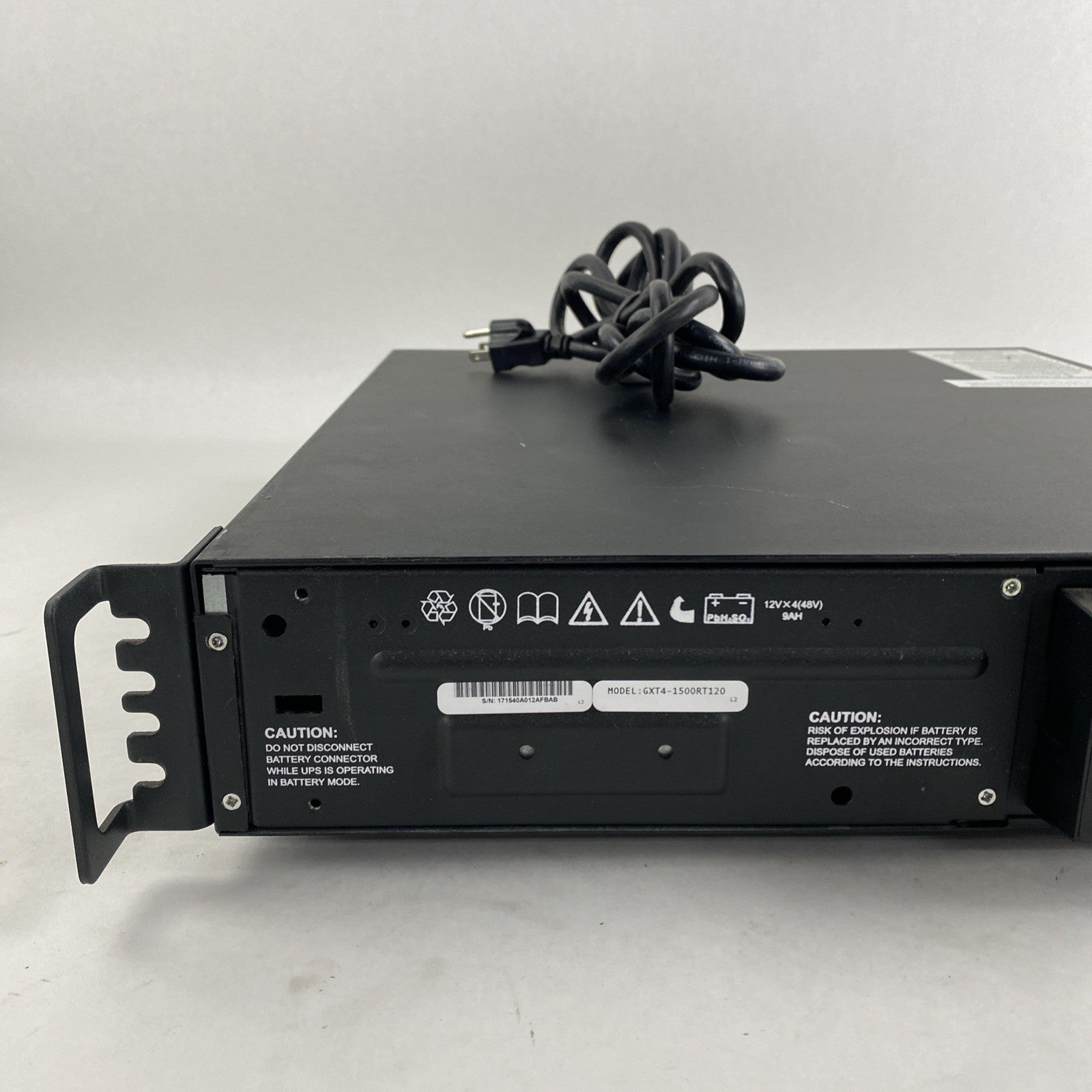 Emerson GXT4-1500RT120 Liebert GXT4 AC Power System 1500VA 120V10