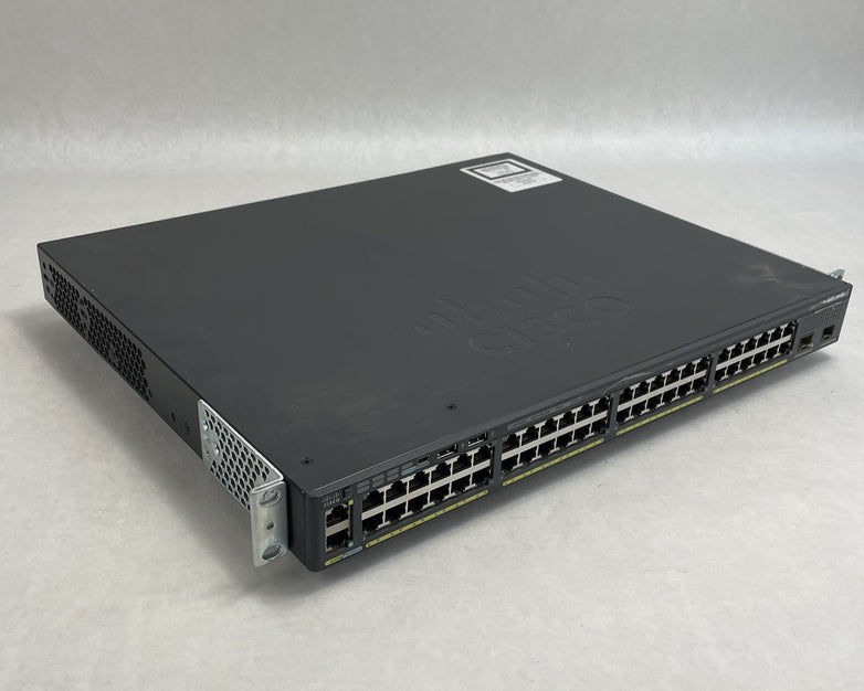 Cisco WS-C2960X-48LPD-L  V02 48x PoE+ 2x 10G SFP+ Tested & Reset