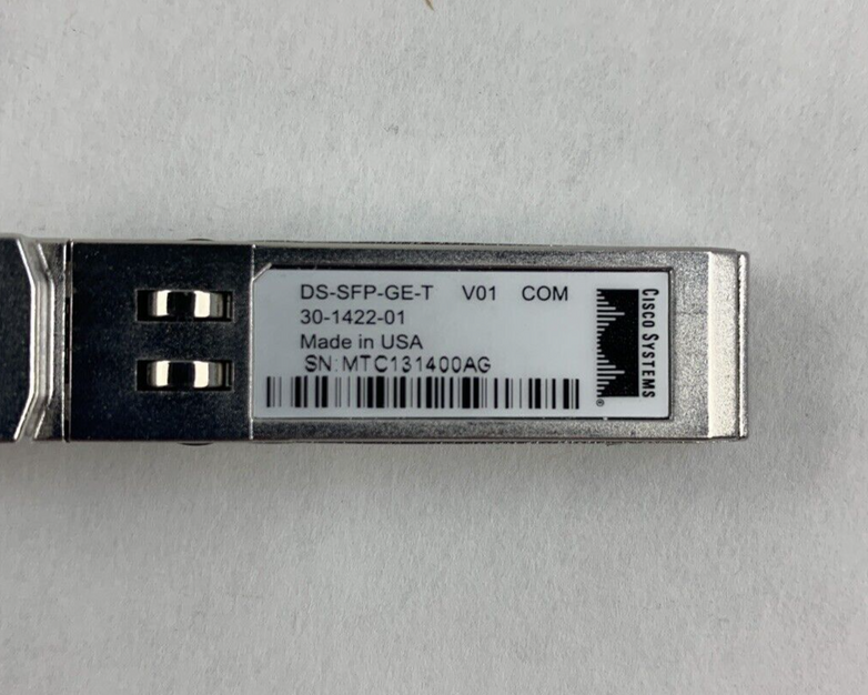 Cisco DS-SFP-GE-T 1000BASE-T SFP Transceiver Module 30-1422-01