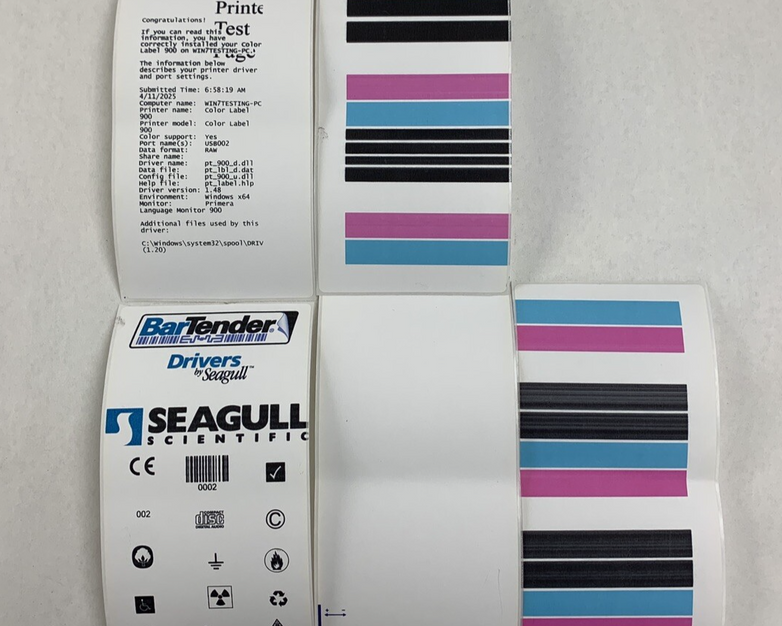 Primera LX900 Color Label Printer Tested No Power Supply No Ink