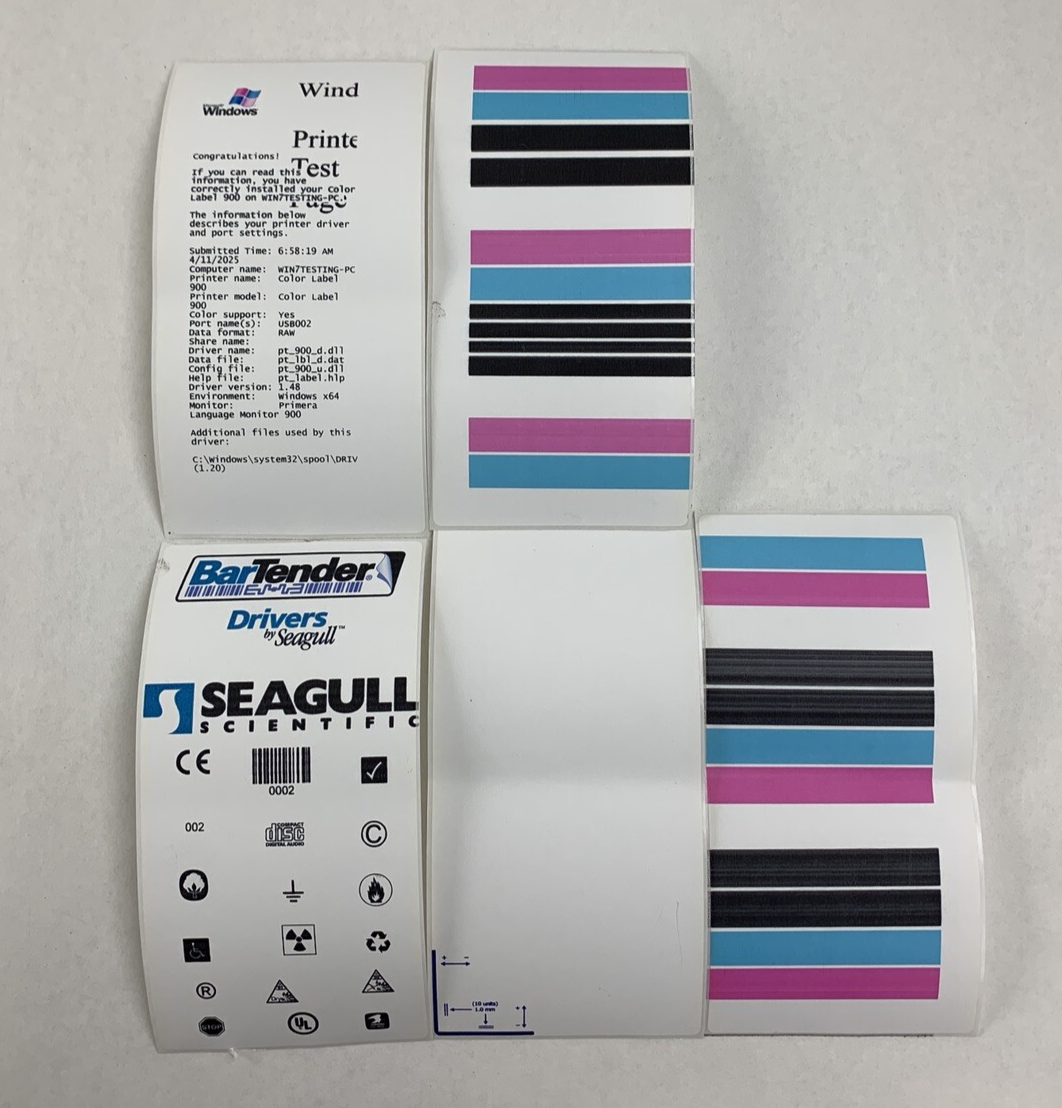 Primera LX900 Color Label Printer Tested No Power Supply No Ink