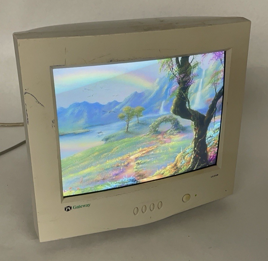 Gateway LE500 CRT  Monitor Tested No Stand0