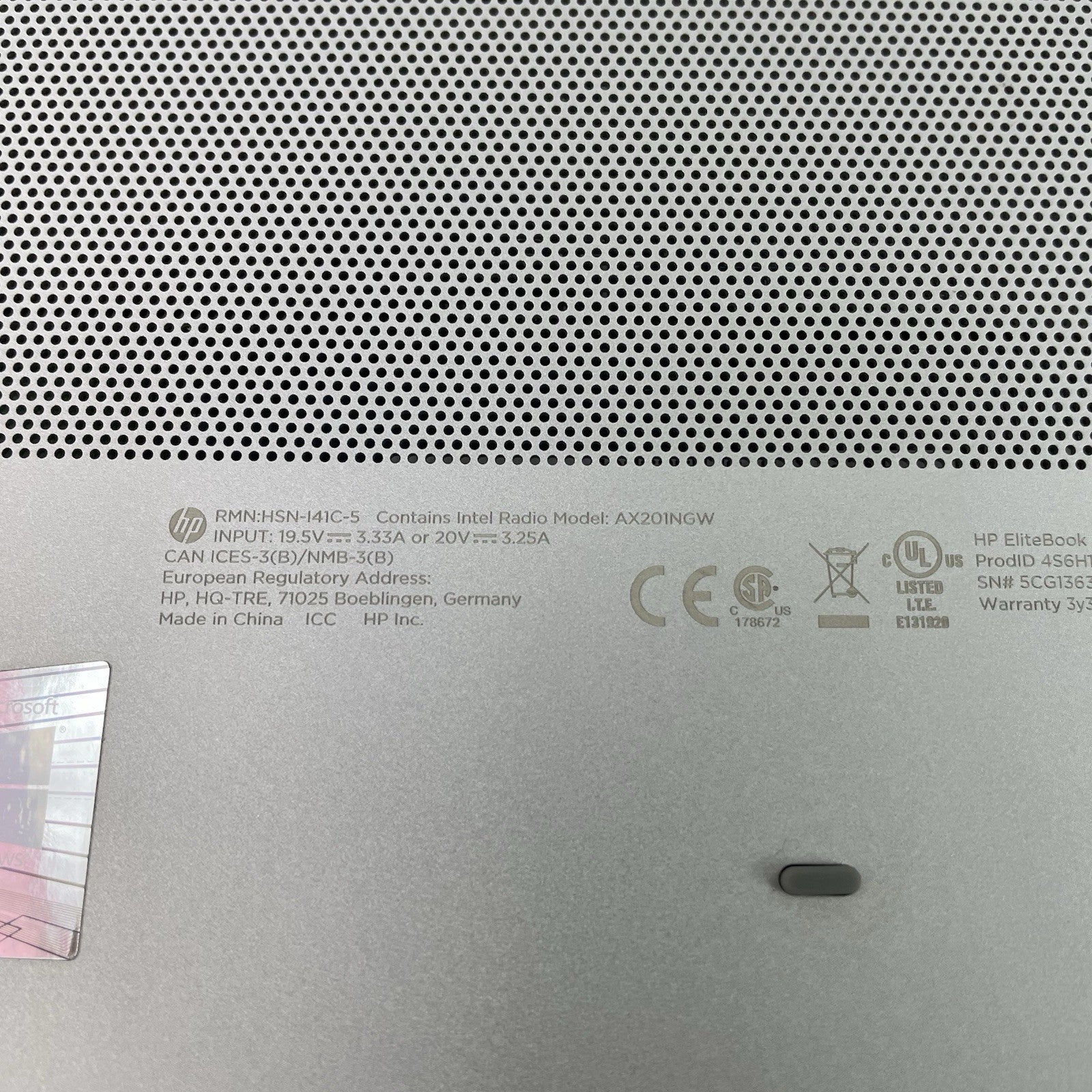 HP EliteBook 850 G8 15.6" i5-1145G7 2.60 GHz 8 GB RAM No SSD/OS/AC- Bent SC Slot16