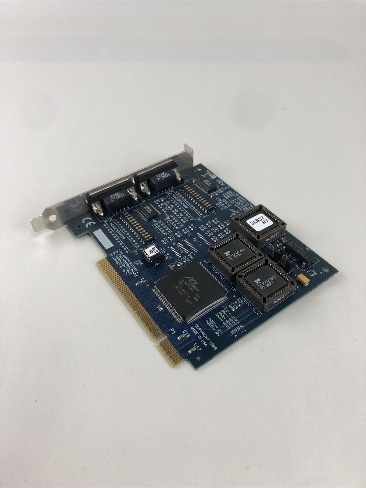 Black Box IC140C-R2 Used Circuit Board Dual Port Serial RS232 Card