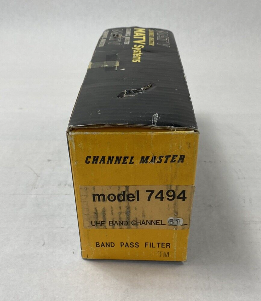 Channel Master MATV Systems Model 7494 Band Pass Filter UHF Band Channel 61