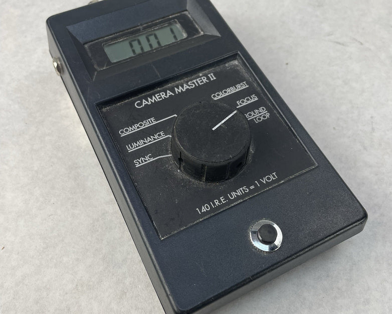 FM Systems CM-2 Camera Master 2 CCTV Video Signal Tester Missing Battery Cover