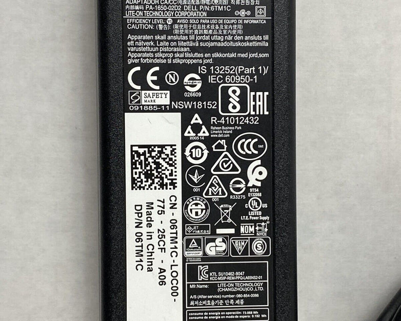 Lot of 4 Dell LA65NS2-01 19.5V 3.34A 65W AC Adapter