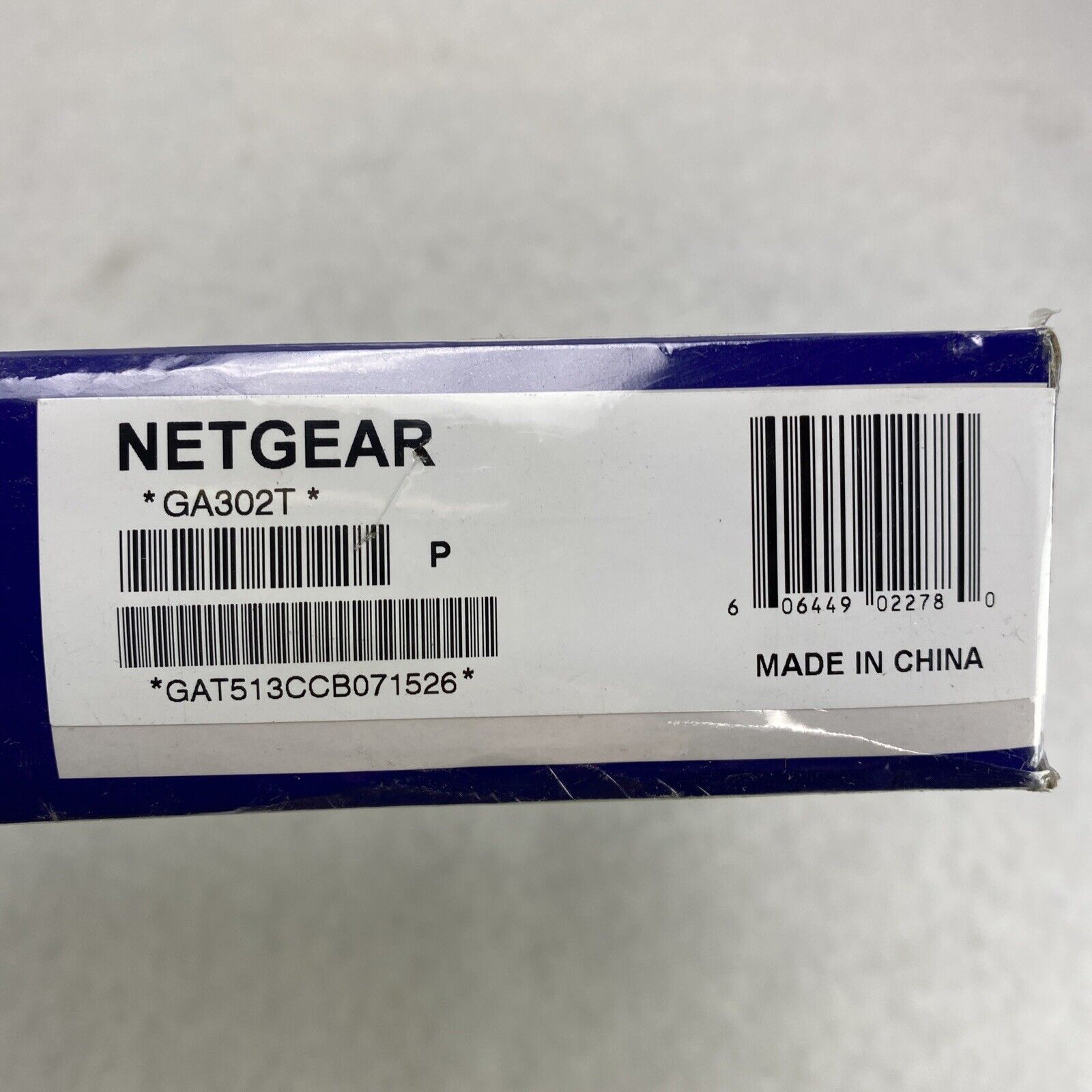 Netgear GA302T PCI Copper Gigabit Adapter SEALED NIB