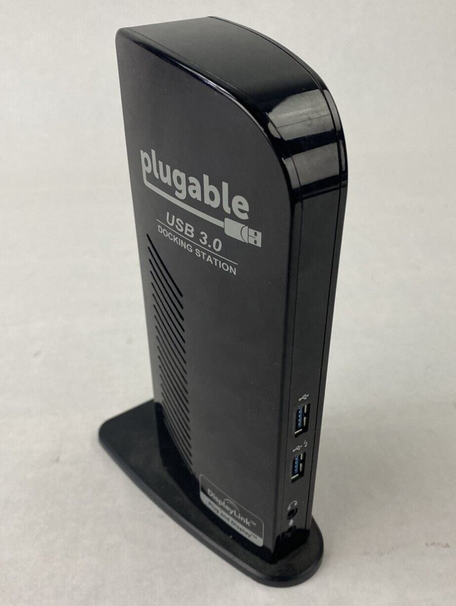 Lot of 3 Plugable UD-3900 USB 3.0 Universal Docking Station Untested