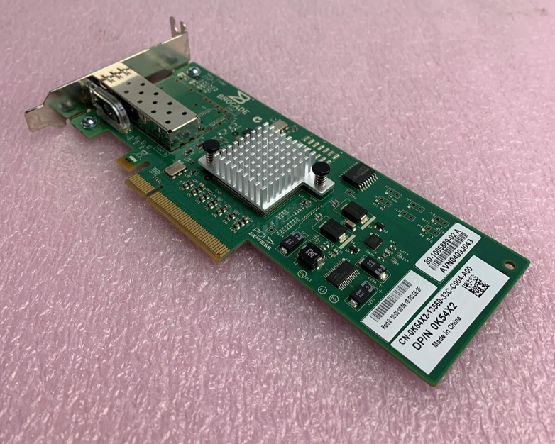 DELL K54X2 BROCADE 815 8GB SINGLE PORT PCI-E FIBRE CHANNEL HOST BUS ADAPTER