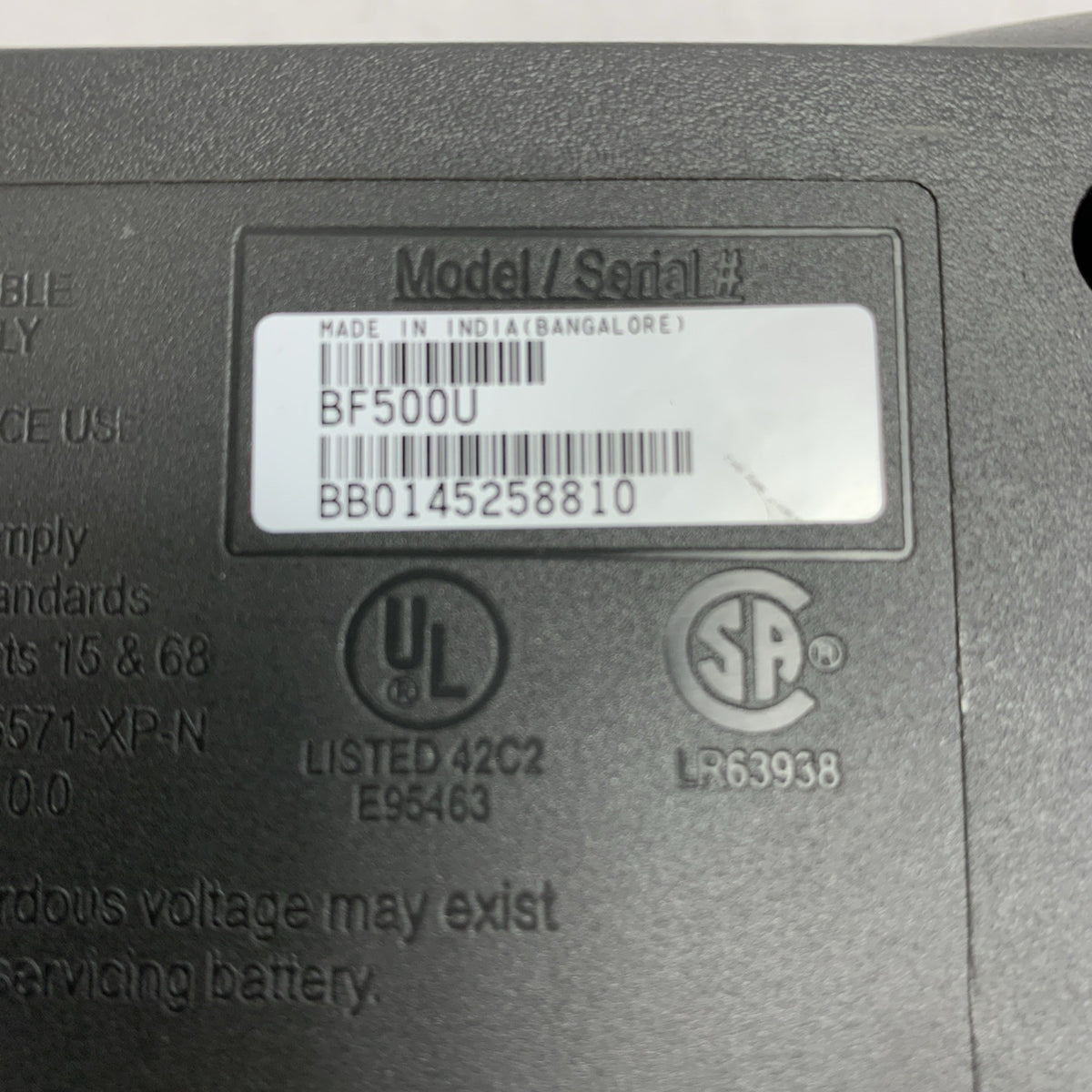 APC 500 VA Back-UPS Office Uninterruptable Power Supply BF500U - No Battery6