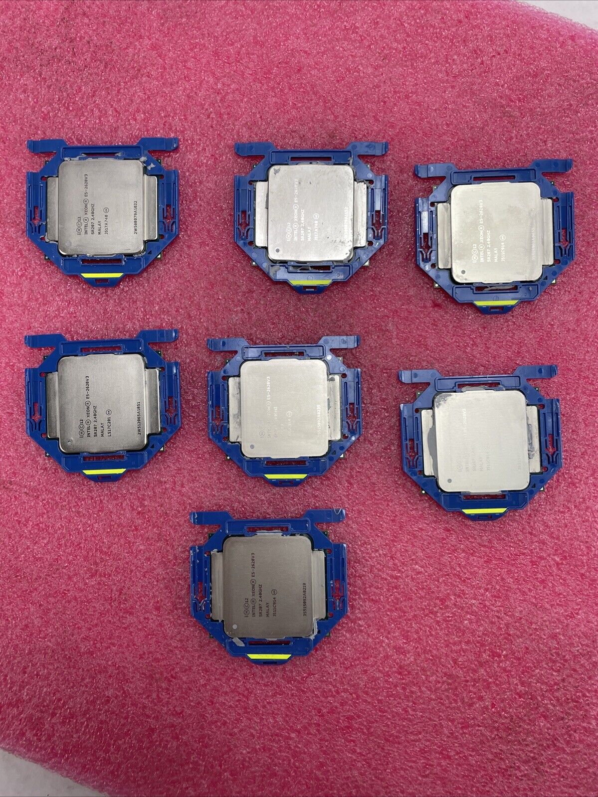 Intel Xeon E5-2620V3 SR207 2.4GHz MALAY Processor Lot of 7