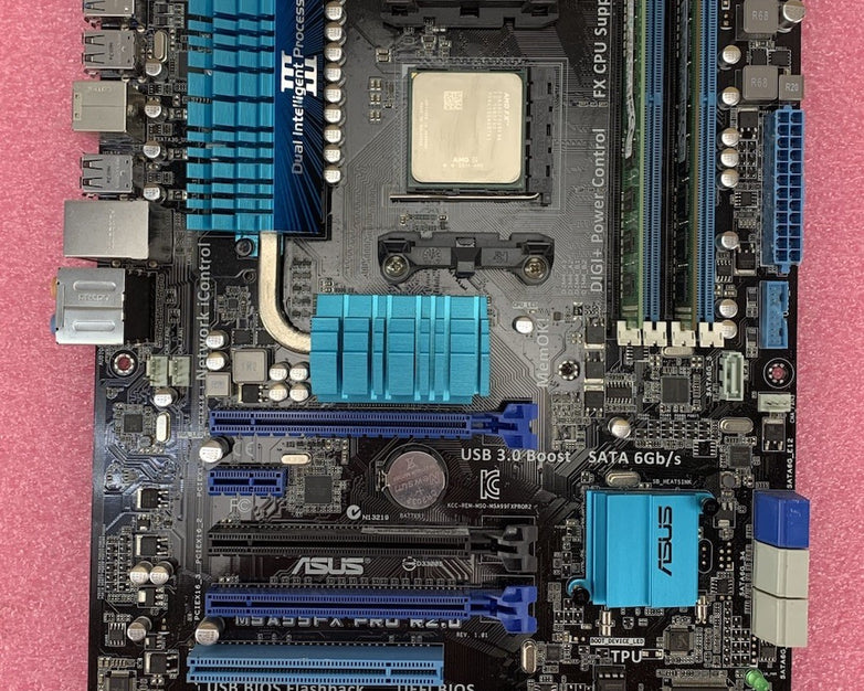Asus MSA99FX Pro R2.0 Motherboard AMD FX-8350 4GHz 8GB RAM 2 Sticks No Shield
