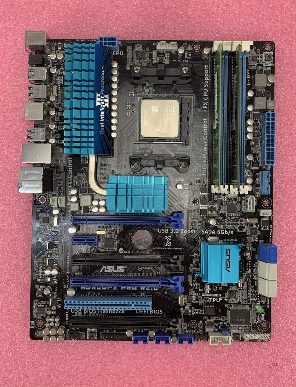 Asus MSA99FX Pro R2.0 Motherboard AMD FX-8350 4GHz 8GB RAM 2 Sticks No Shield5