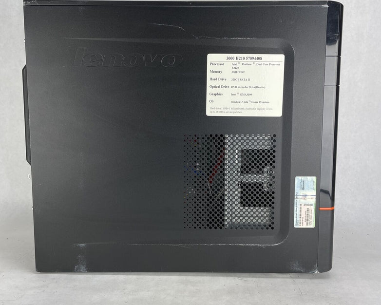 Lenovo 3000 H210 MT Intel Pentium Dual E2220 2.4GHz 3GB RAM No HDD No OS
