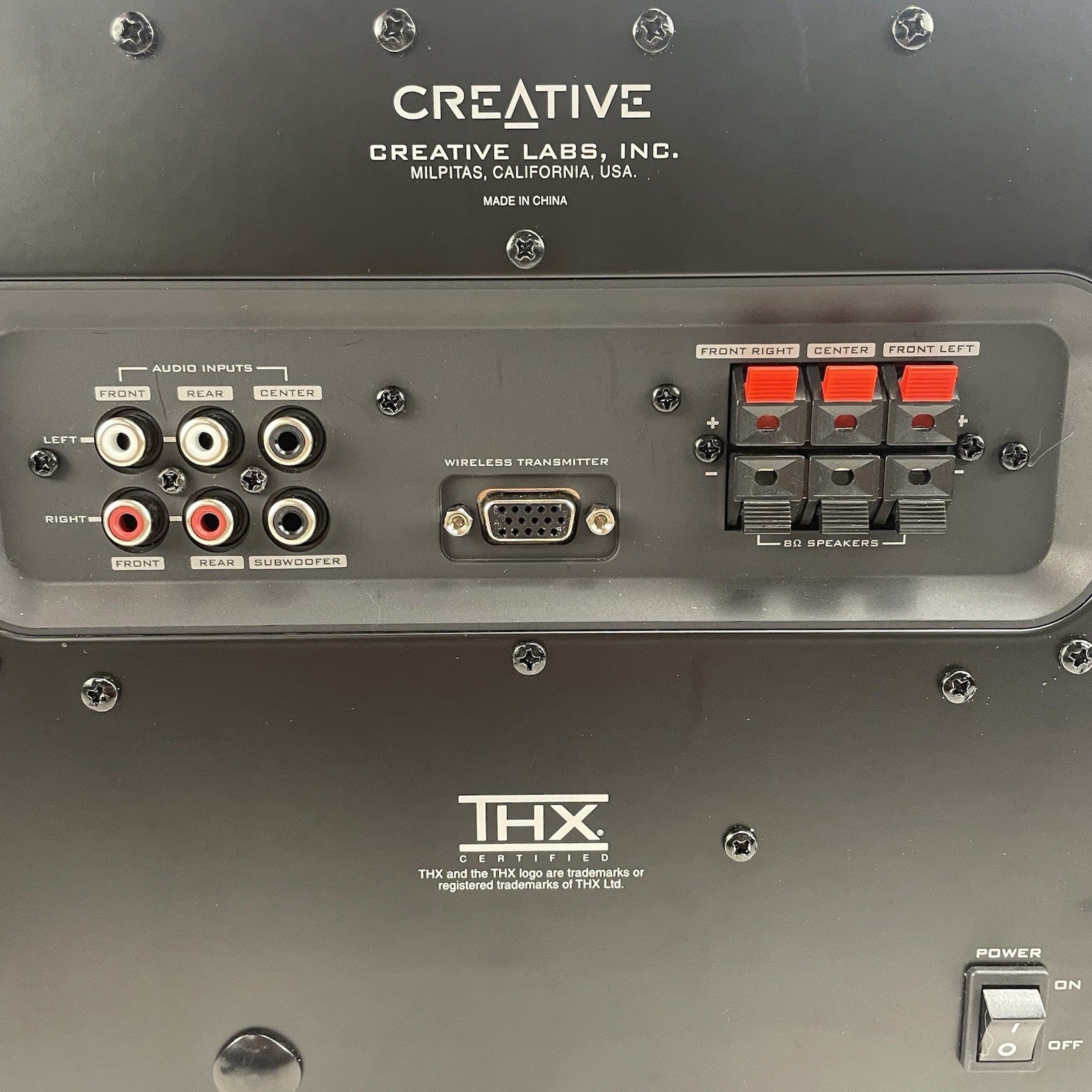 Creative GigaWorks G550W 5.1  THX Computer Speakers 310W Tested10