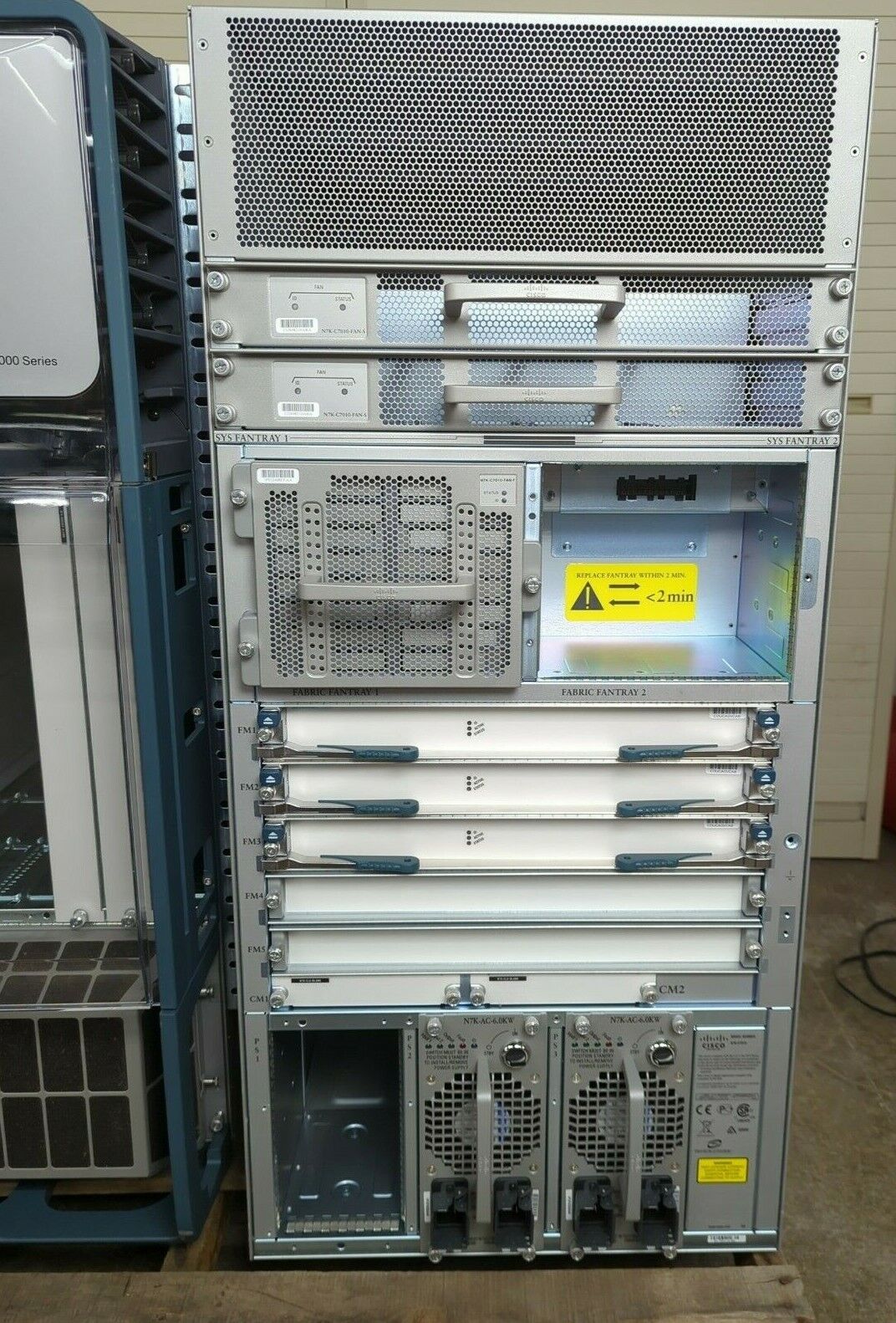 Pair of Cisco Nexus 7000 N7K-C7010 10-Slot Switch Chassis No Modules No Cables