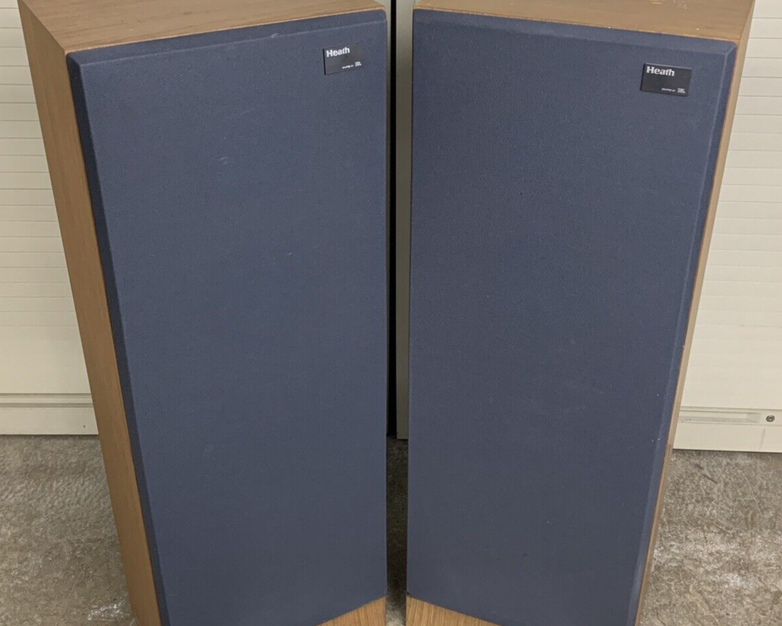 HeathKit Crafted by JBL NS-1230 Vintage Floor Speakers Pair of 2 Bad Woofers