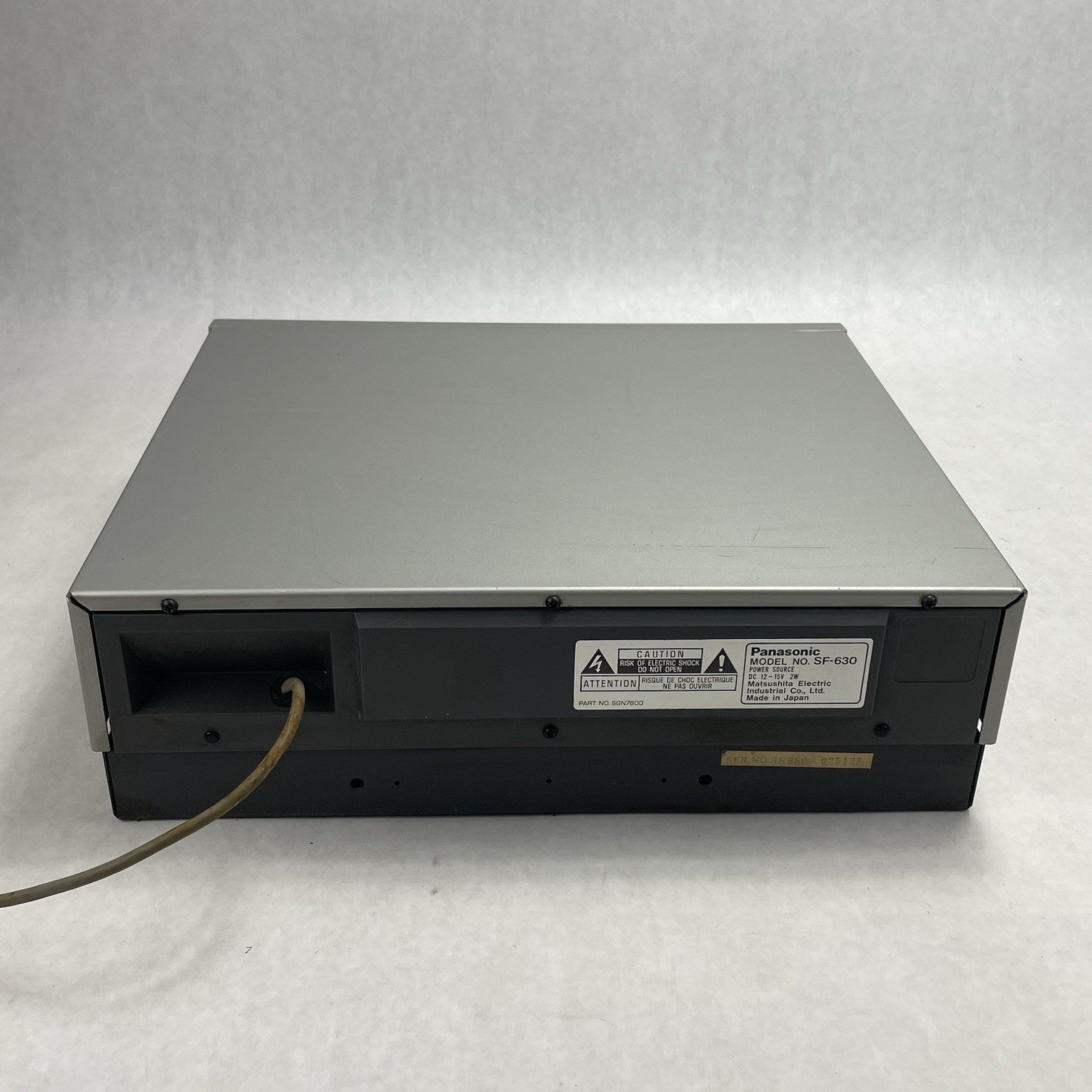 Panasonic SF-630 Automatic Turntable Untested No Belt10