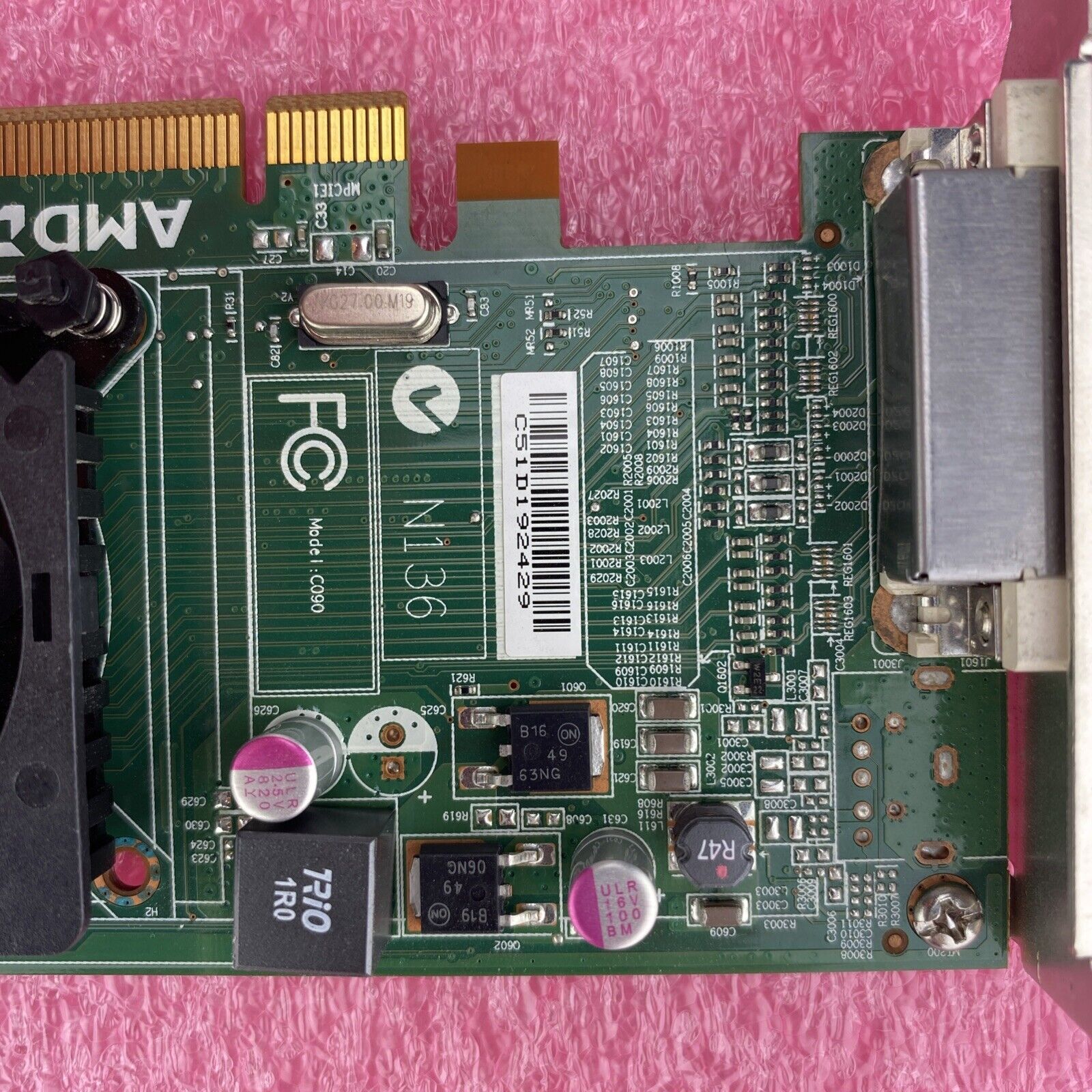 Dell AMD Radeon HD 6350 512MB DDR3 PCIe x16 Graphics Card 01CX3M Lot Of 3