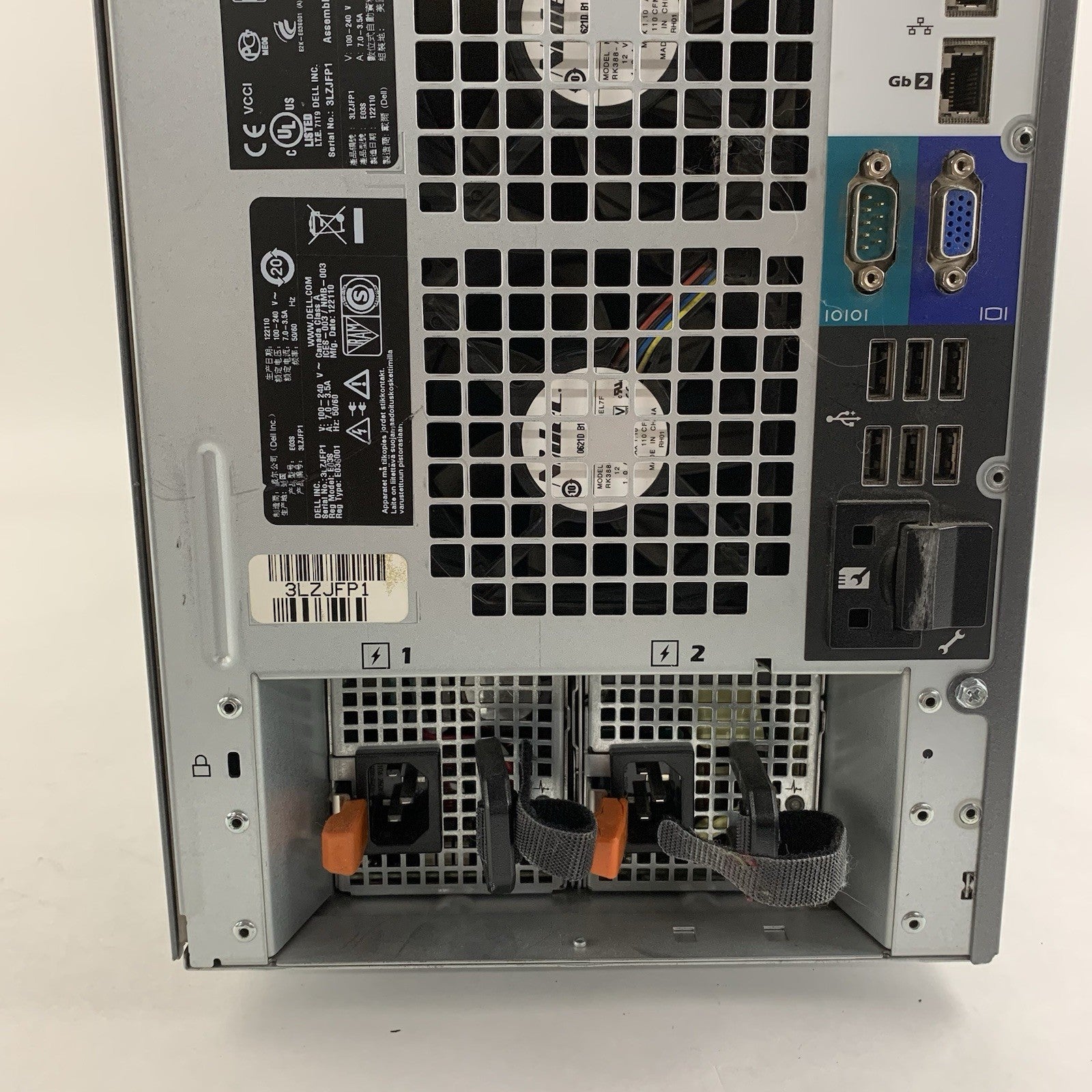 Dell PowerEdge T610 Server 2x Intel Xeon E5620 2.4GHz 16GB RAM No OS/HDD - READ16