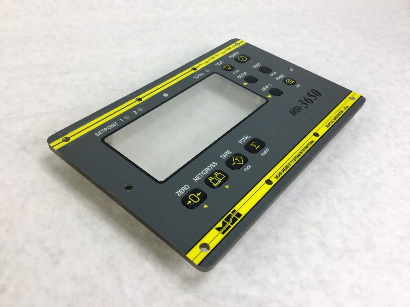 Measurement Systems International MSI-3650  ***Front Cover Only - Some Scratches