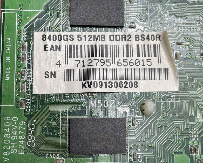 Nvidia 8400GS 512MB DDR2 BS40R PCIe Graphics Card