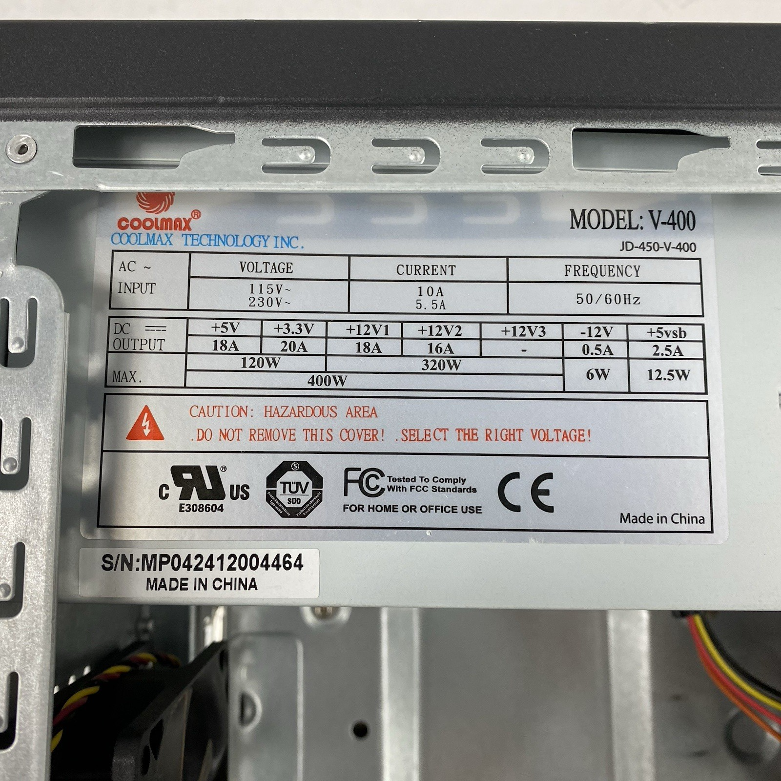 Nobilis i924m ATX Mid Tower Computer Case with 400W Power Supply