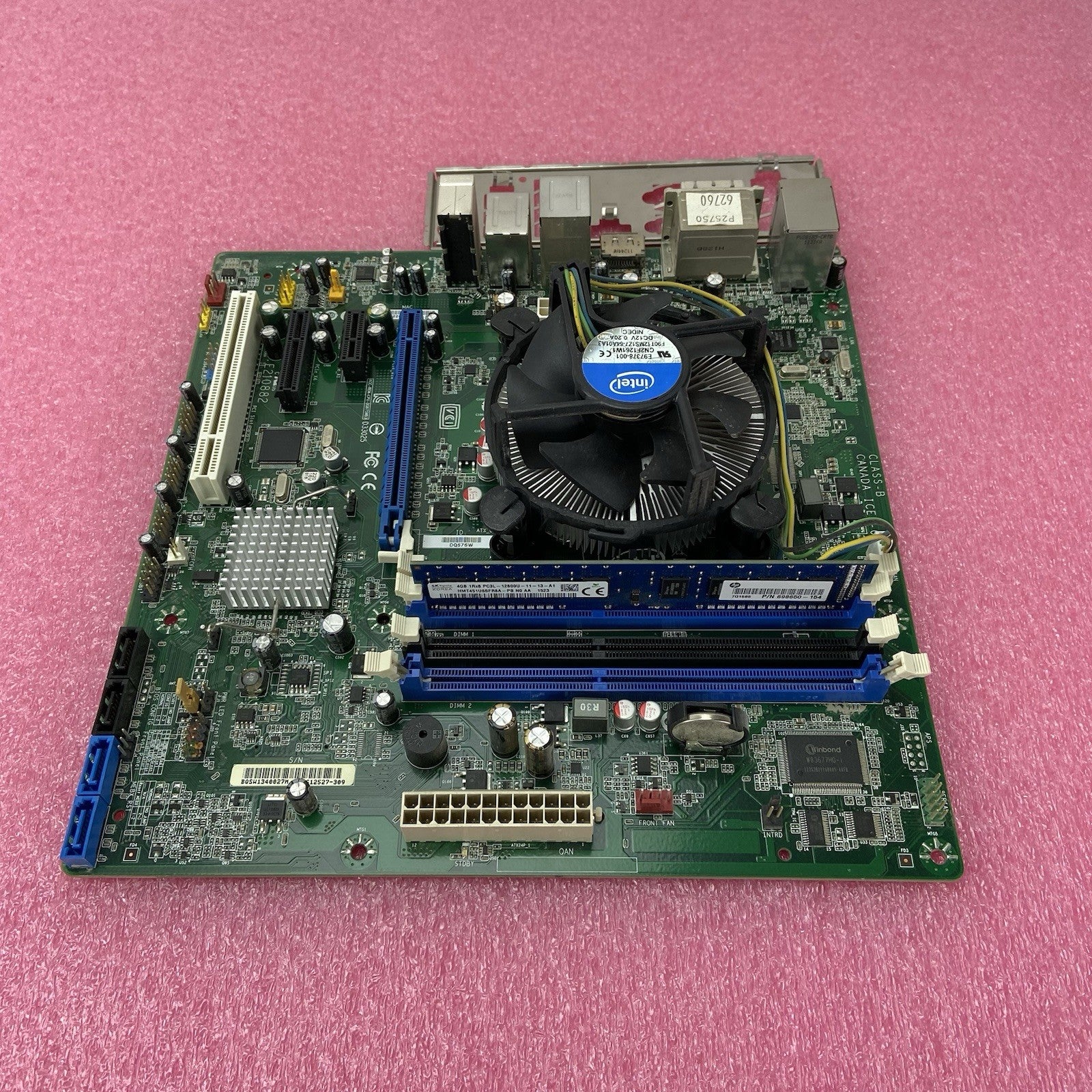 Intel DQ67SW Motherboard Intel Core i5-2500K 3.3GHz 4GB RAM w/IO Shield2