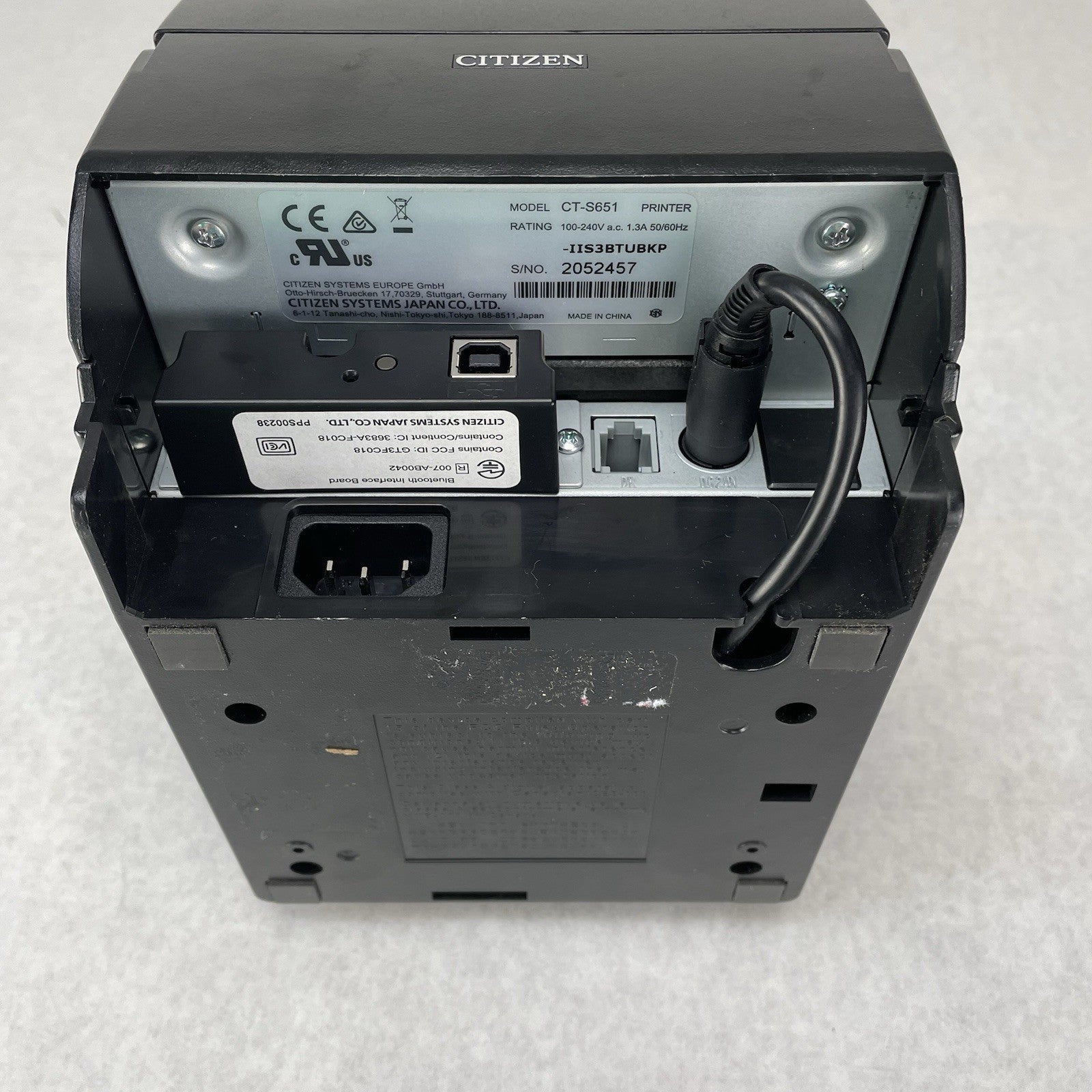 Citizen CT-S601 Retail POS Thermal Printer Feeding Issues Parts or Repair
