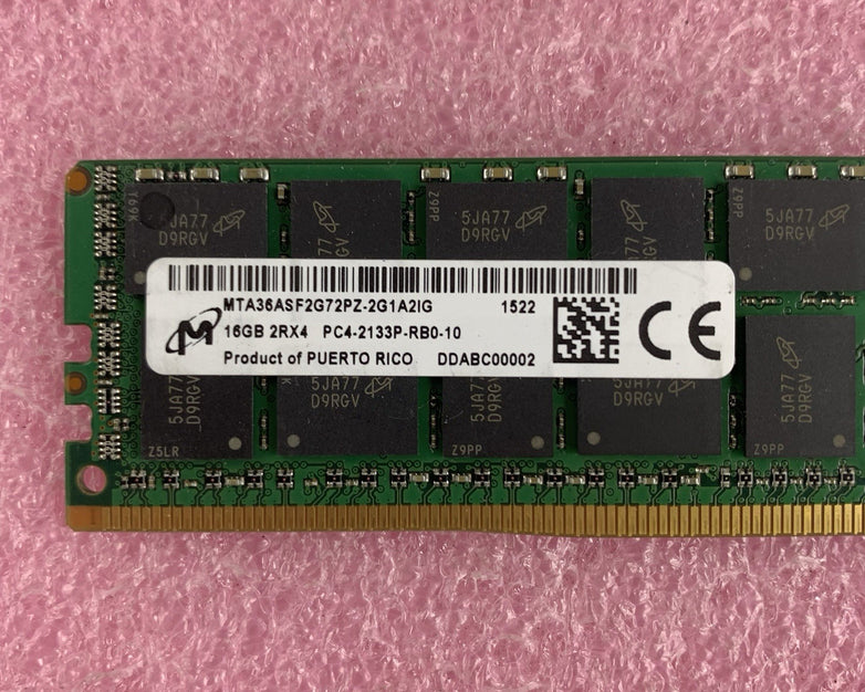 Micron MTA36ASF2G72PZ-2G1A2IG 16 GB PC4-17000 DDR4-2133MHz Server Memory Ram