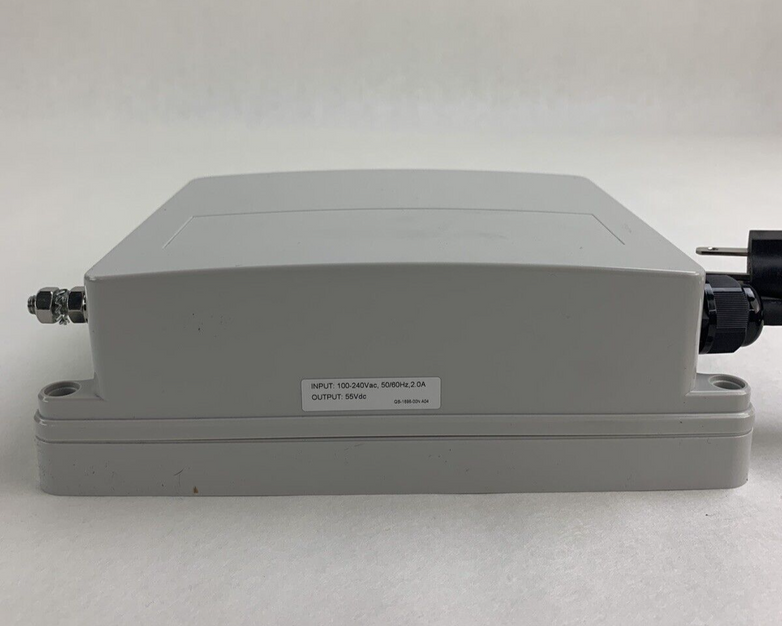 Microsemi PowerDsine PWR-INJ60GO/AC-NA 1-Port 60W Gigabit PoE Outdoor Midspan