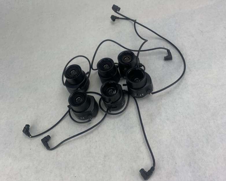 Lot of 6 Computar 2.9-8.2mm 1:10 1/3" Camera Lens For Parts or Repair