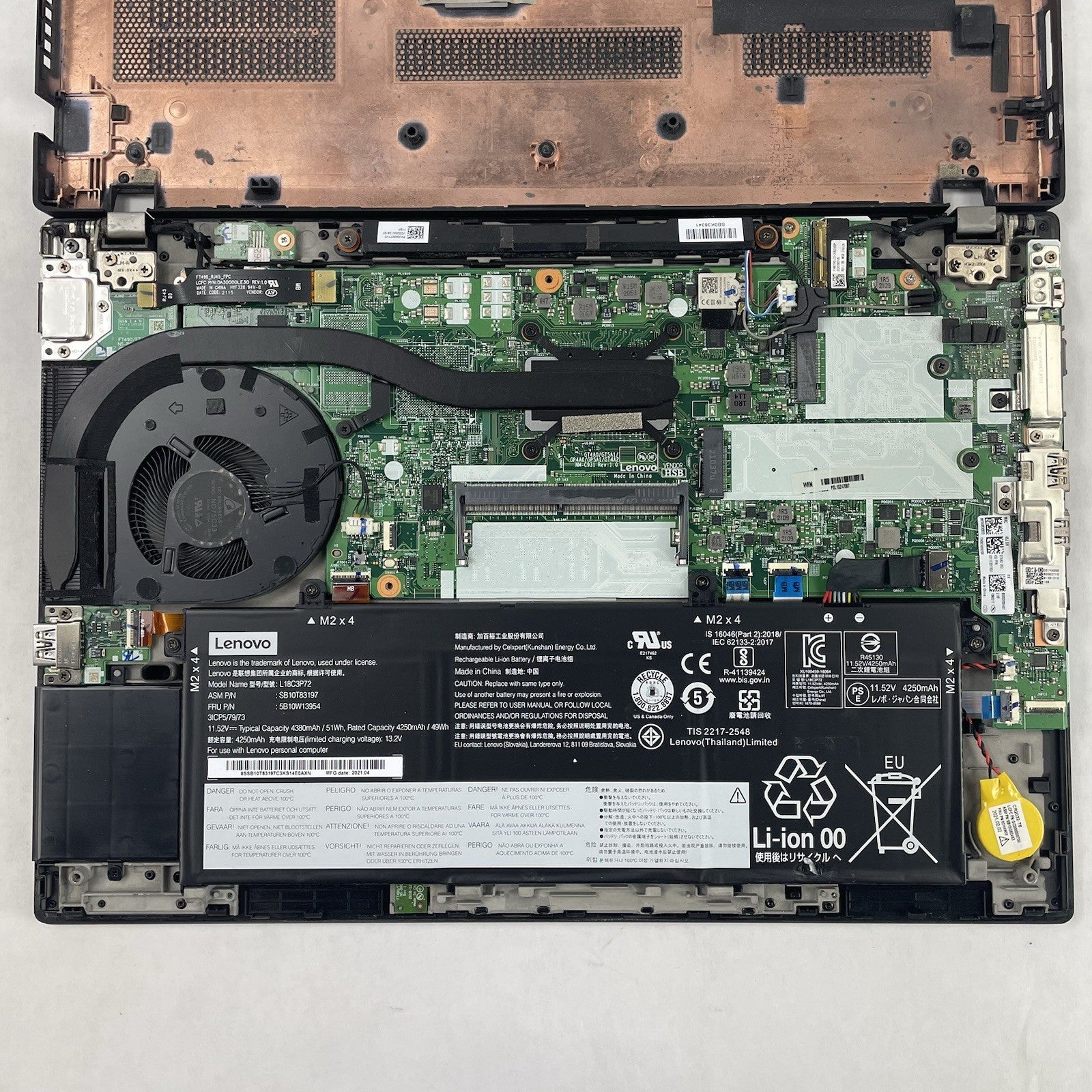 Lenovo ThinkPad T14 Gen 1 14" i5-10310U 1.70 GHz 8 GB RAM No SSD/OS/AC17