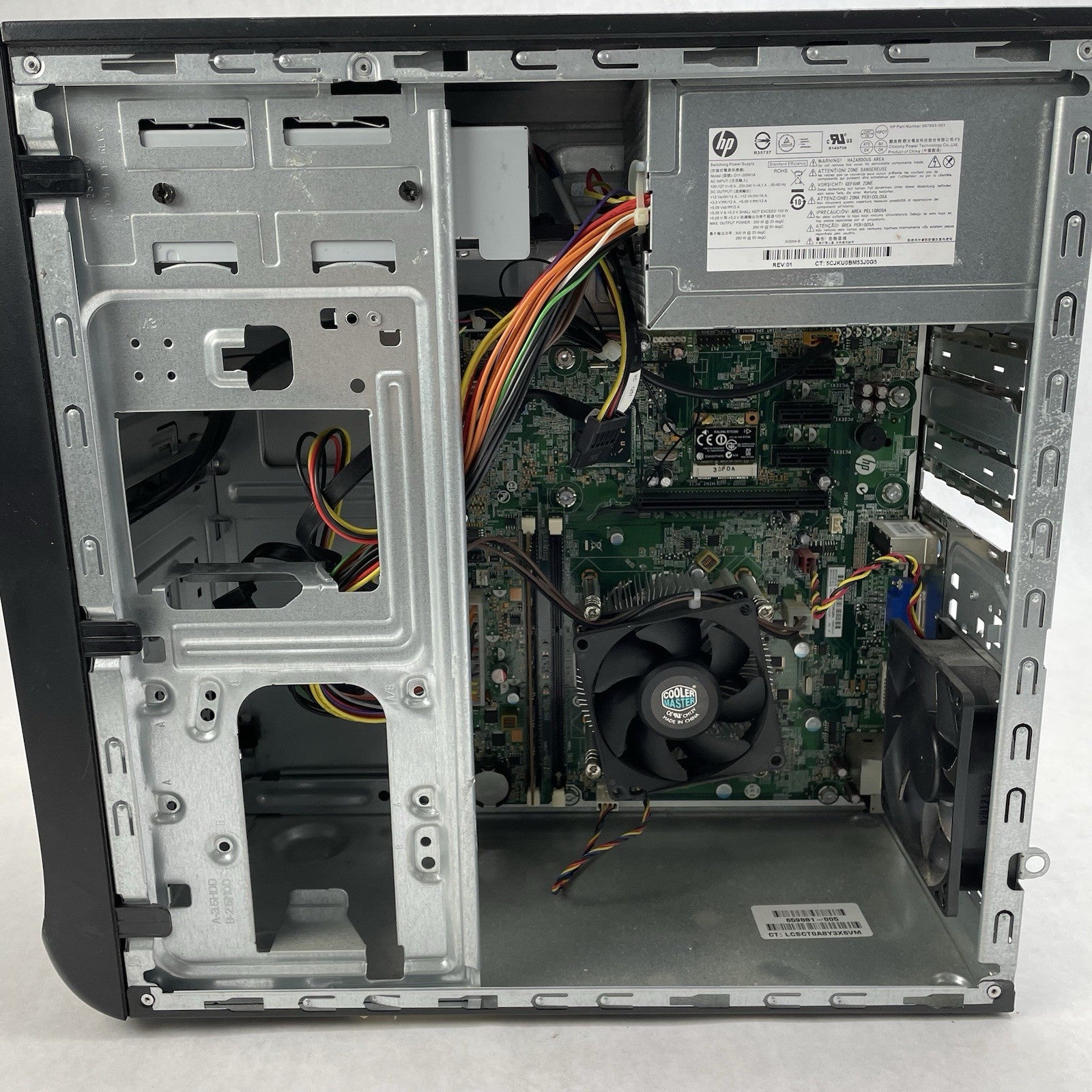 HP Pro 3500 Series MT Pentium G870 3.10 GHz 4 GB RAM DVDRW No HDD No OS